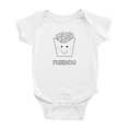 thumbnail image 1 of Best Friends French Fries Funny Announcement Baby Bodysuit Unisex, 1 of 5