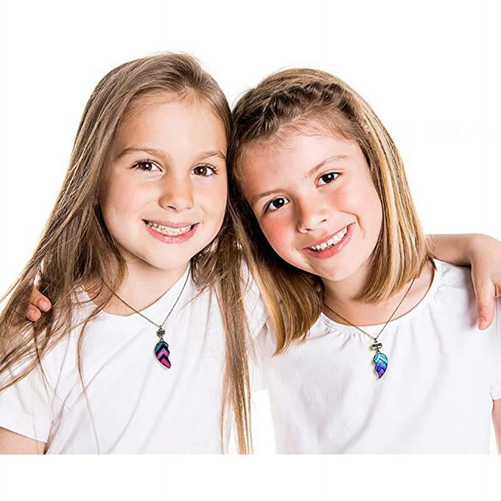 Day Dreamer Kids Best Friends Necklace Set - Silver Tone | eBay