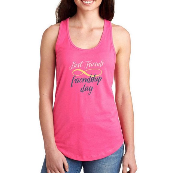Best Friends Infinite Symbol Racerback Tank Women -Image by Shutterstock, Female Medium