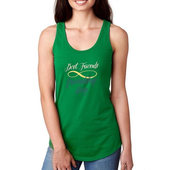 Best Friends Infinite Symbol Racerback Tank Women -Image by Shutterstock, Female x-Large