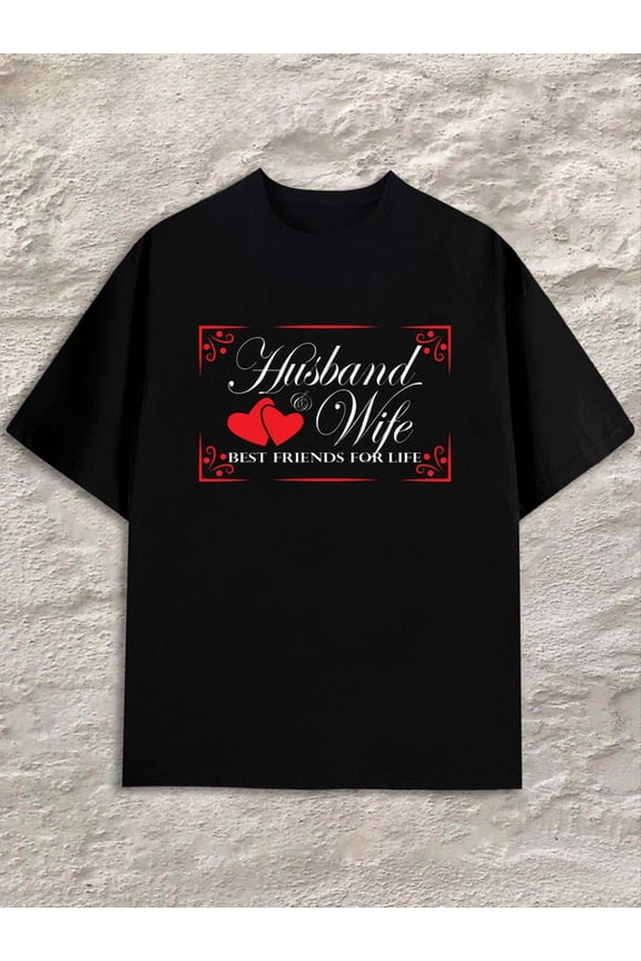 Best Friends For Life for men black spring and summer clothing Unique Design Unisex Shirt Short Sleeve tshirts Funny Unisex Shirt Graphic tshirts Basic Unisex Shirt Printed tshirts