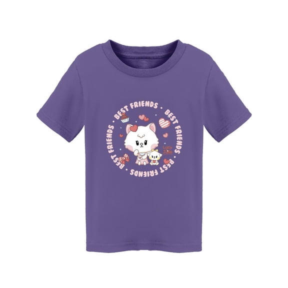 Best Friends - Lucy And Julie T-Shirt Toddler -Electural Designs,  2 Toddler