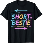Best Friends Matching Tall Short Bestie Besties Matching BFF T-Shirt