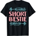thumbnail image 1 of Best Friends Matching Tall Short Bestie Birthday BFF Besties T-ShirtMen and women, Black T-shirt, size: Extra large, 1 of 4