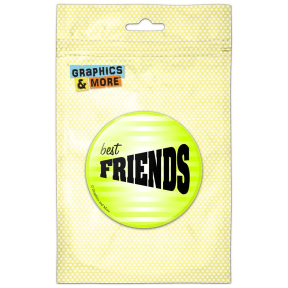 Best Friends Pals Besties Refrigerator Button Magnet