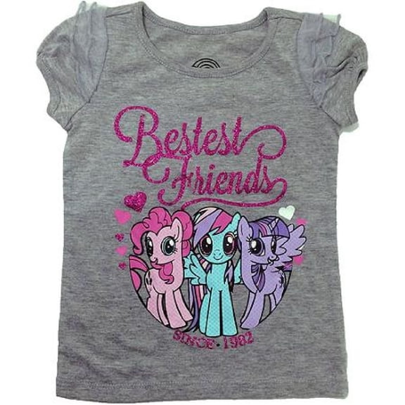 Best Friends Toddler Girls Tulle Fashion Top