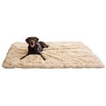 thumbnail image 1 of Best Friends by Sheri Calming Shag Cat and Dog Blanket with Non-Skid, Water Resistant Base, Machine Washable, Taupe, 60" x 80", 1 of 7