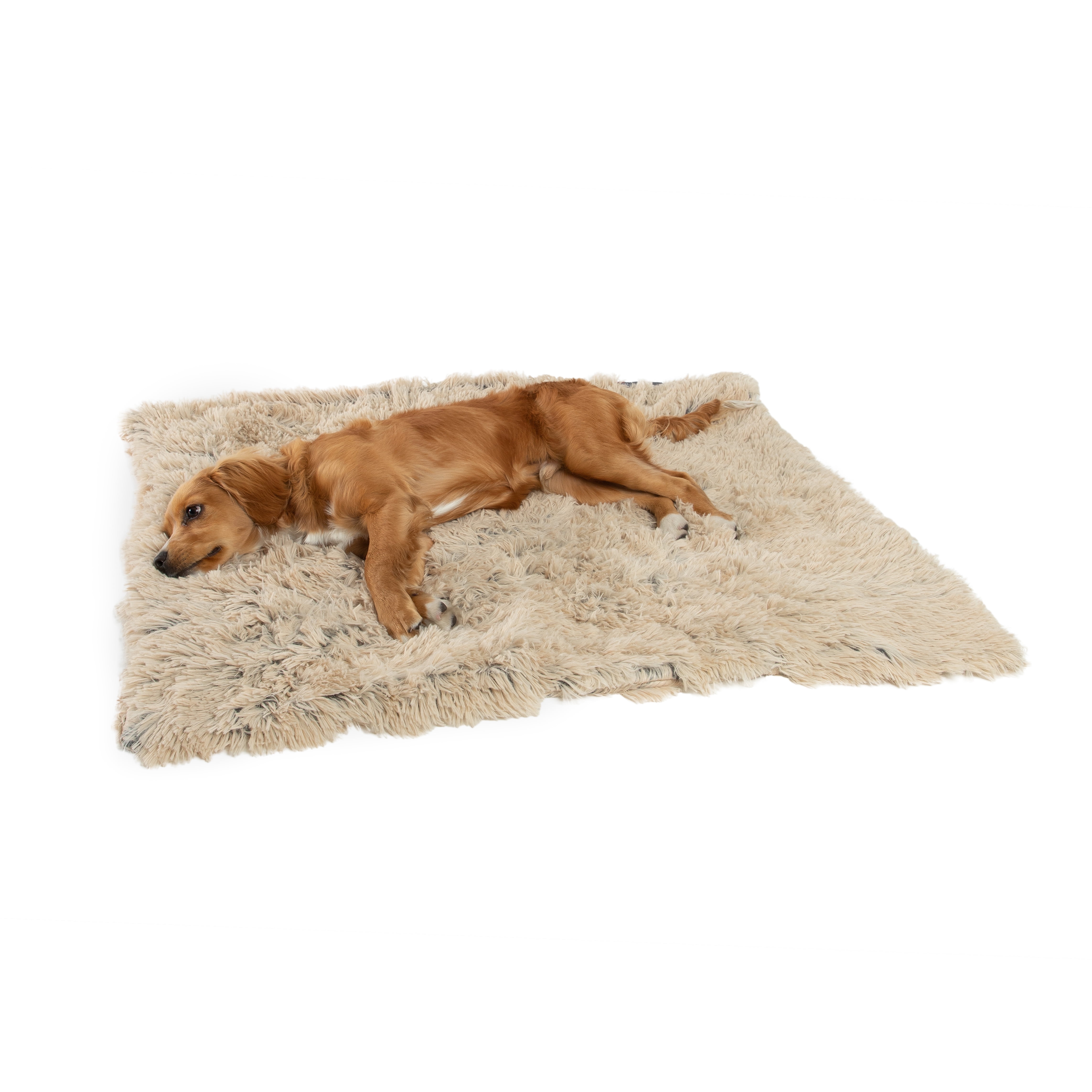 Luxurious Taupe Faux Fur Pet Throw Blanket 30"x40"