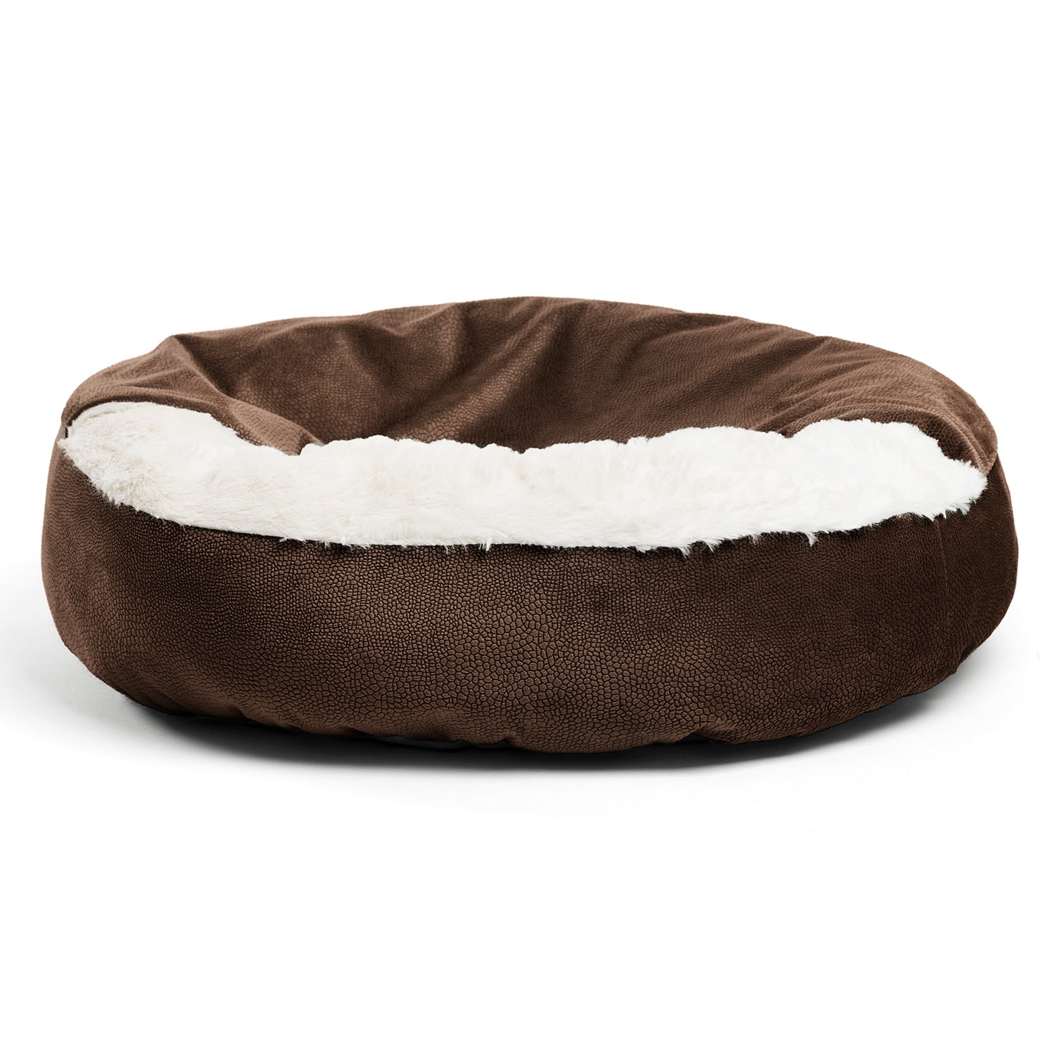 Best Friends by Sheri Cozy Cuddler Ilan Pet Dog Bed, Jumbo Dark Chocolate