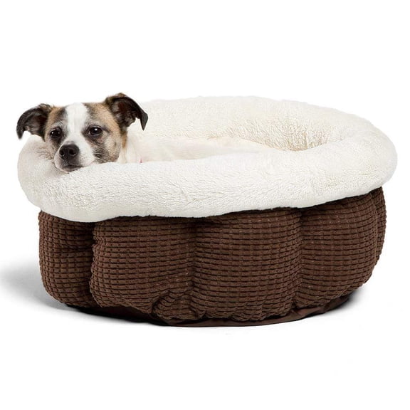 Best Friends by Sheri Cozy Mason Cuddle Cup Pet Dog Bed, Standard Dark Chocolate