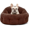 thumbnail image 1 of Best Friends by Sheri Deep Dish™ Sherpa Cuddler Pet Dog Bed, Jumbo Brown, 1 of 5