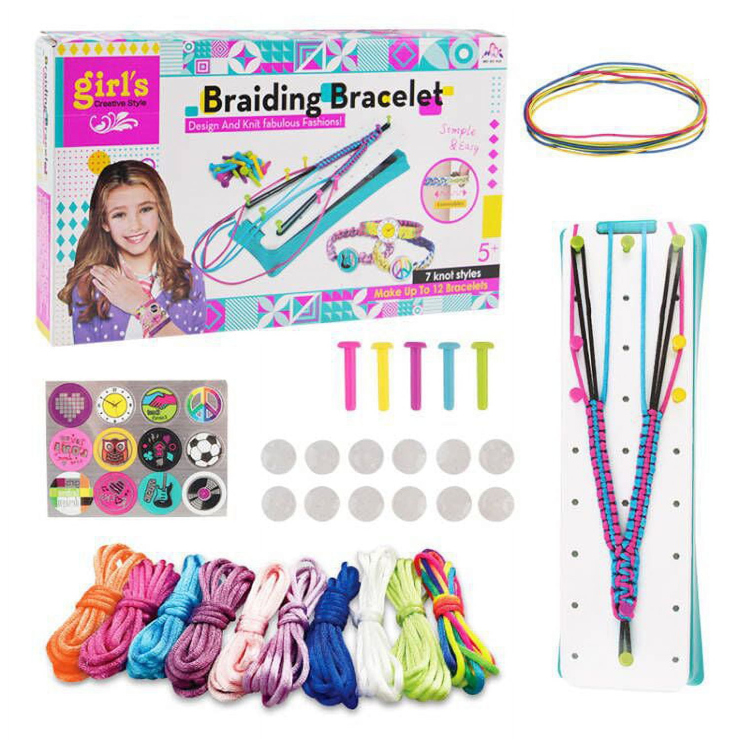 Best Friendship Bracelet Making Kit , Craft Toys and Gifts for 5 6 7 8 9 10  11 12 13 Years Old Girls,Bracelet String and Rewarding Activity for Teens,Best  Girls Gifts for Birthday, Christmas 