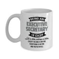 thumbnail image 1 of Best Funny Executive Secretary Bikers Coffee & Tea Gift Mug, 1 of 4