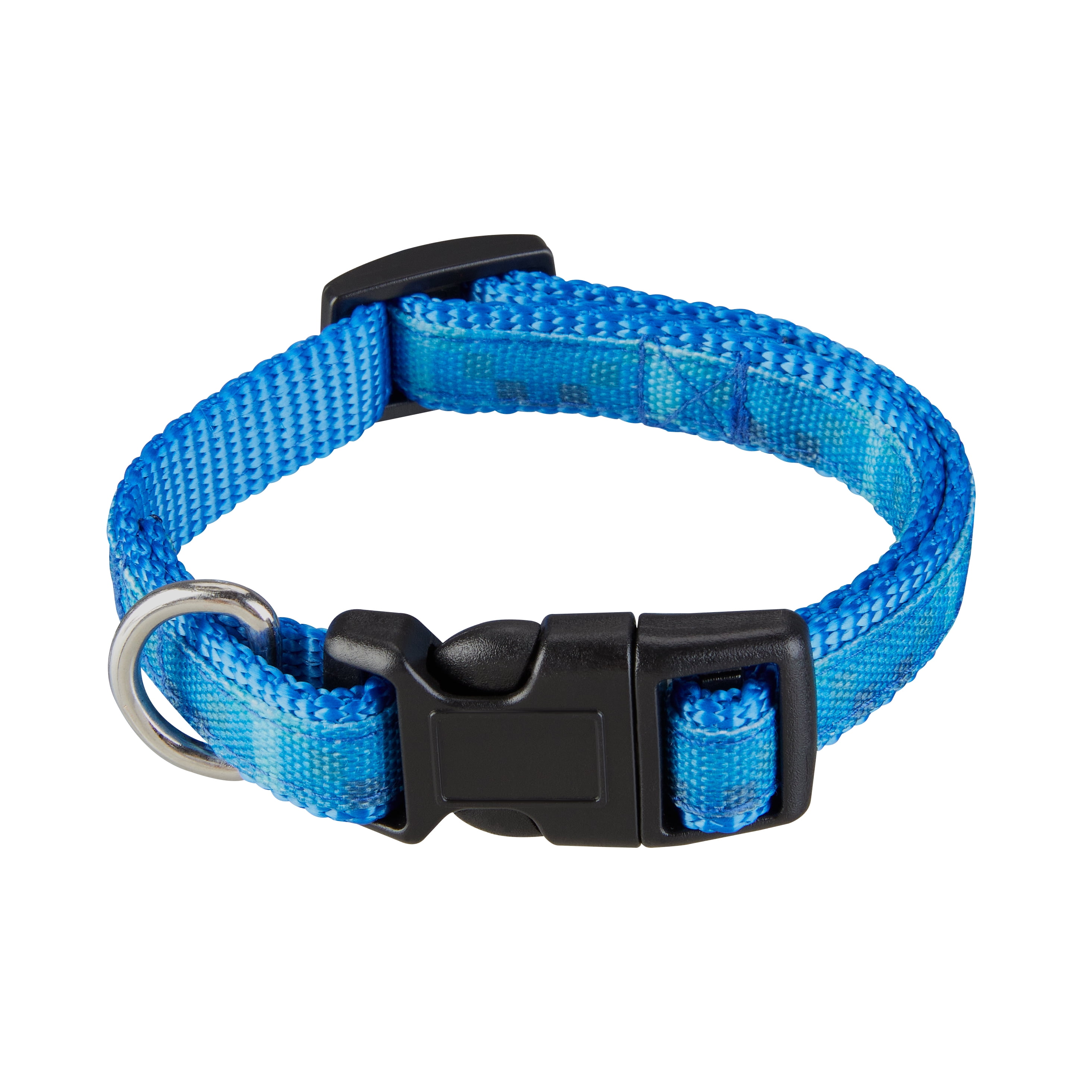 Best Furry Friends Dog Collar, Blue Ombre Graphic, Large/X-Large