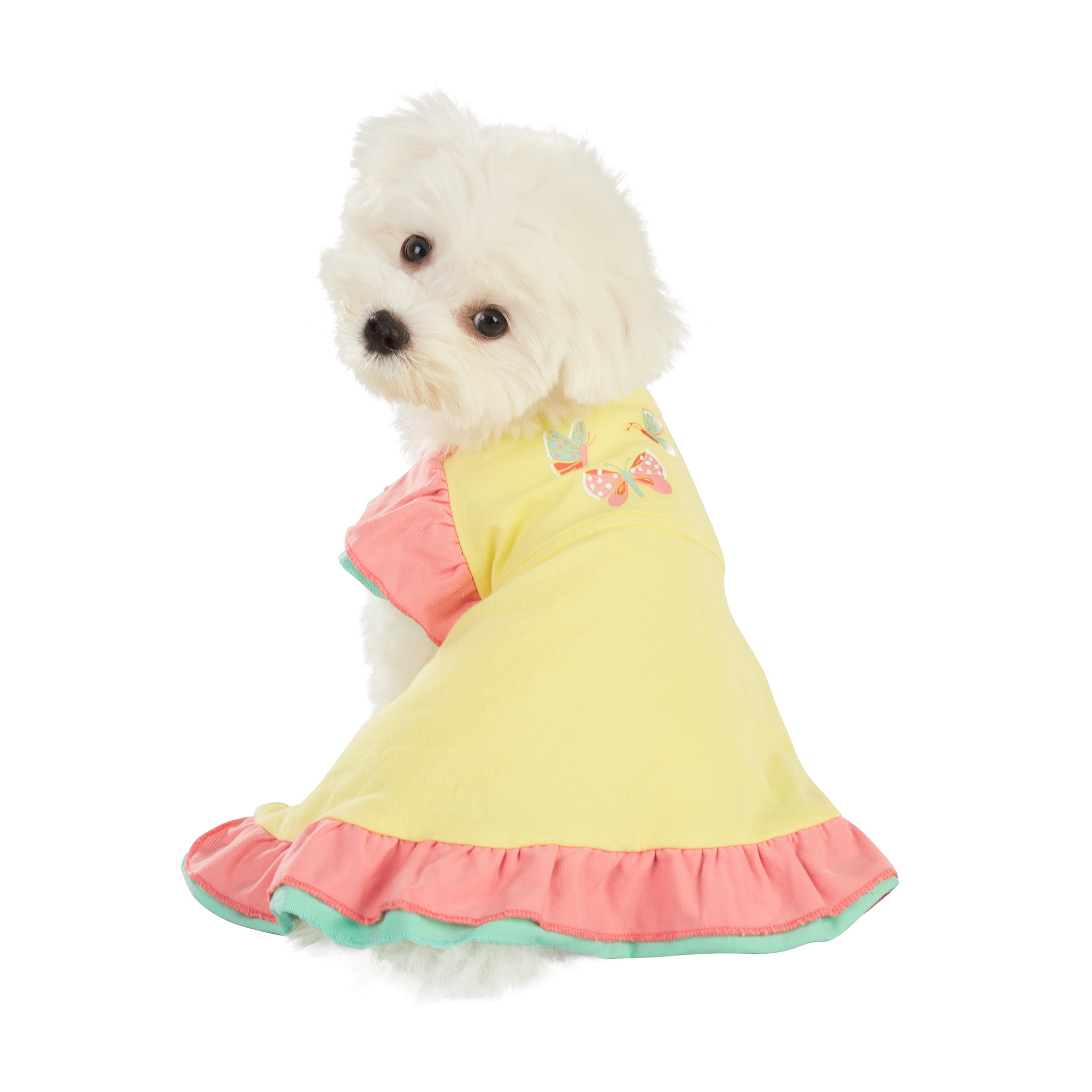 Best Furry Friends Dress for Dogs or Cats, Butterfly, Large - Walmart.com