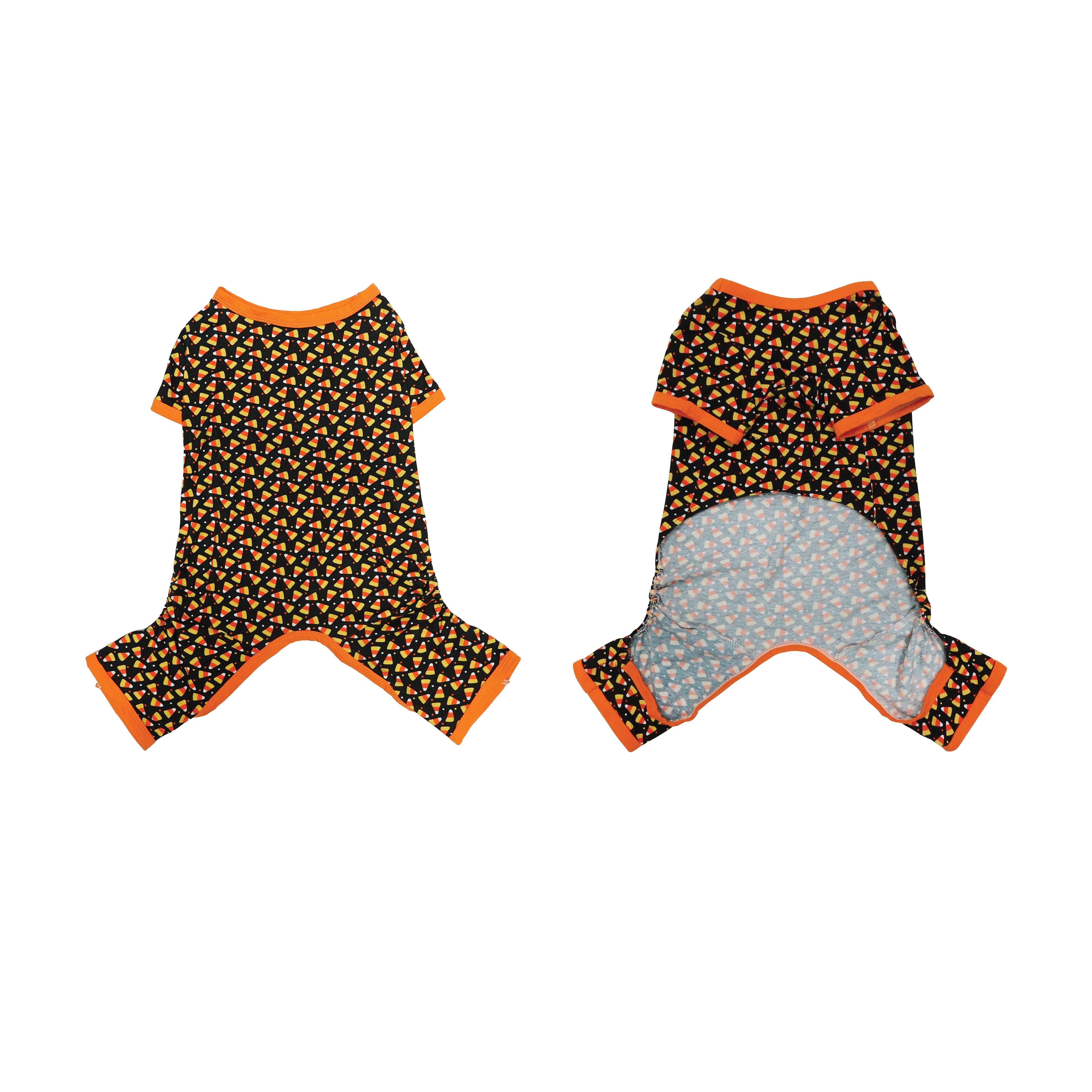 Best Furry Friends Pajama for Dogs or Cats, Candy Corn, Medium