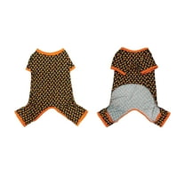 Best Furry Friends Pajama for Dogs or Cats, Candy Corn, Medium