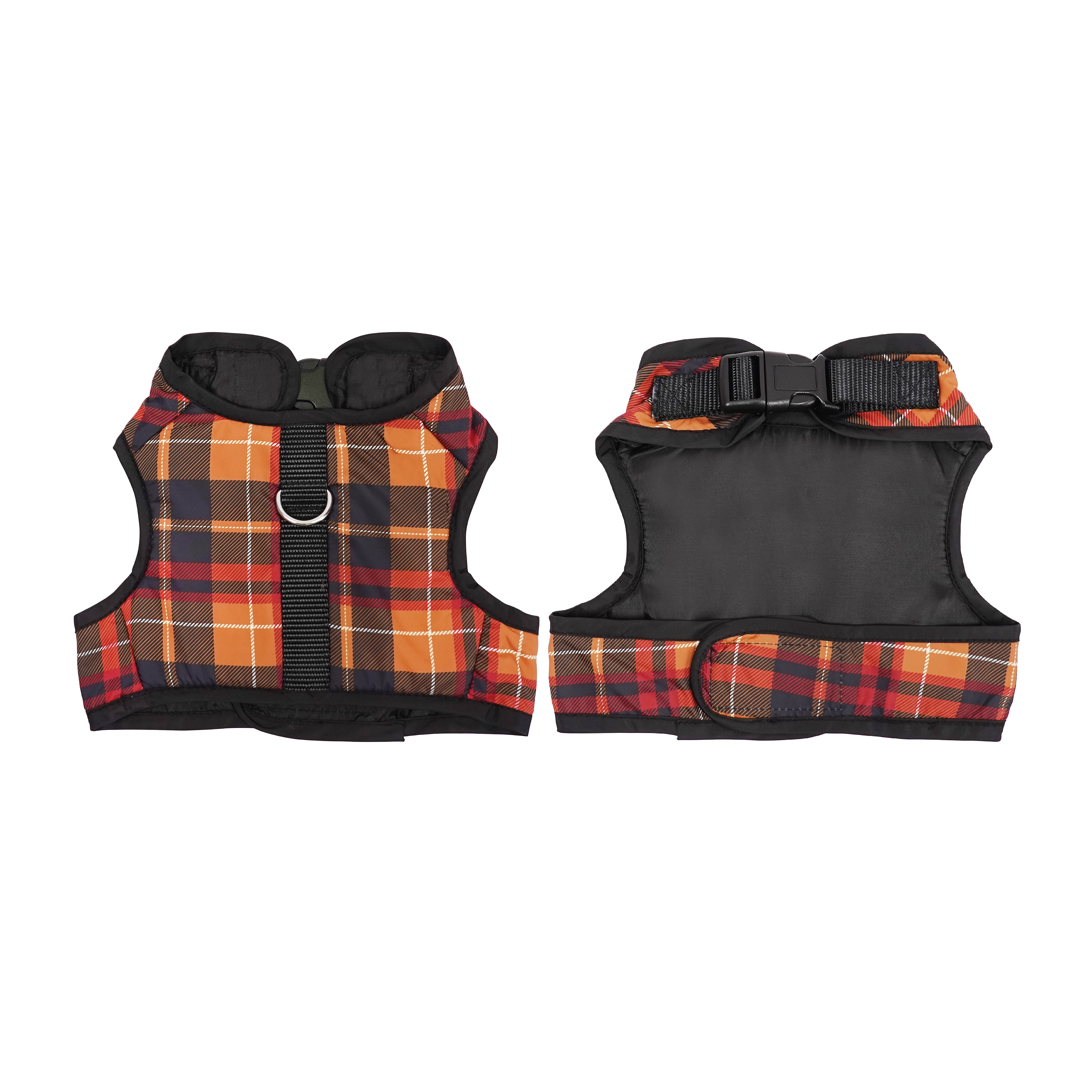 Best Furry Friends Harness for Dogs or Cats, Cider Plaid, Large/X-Large