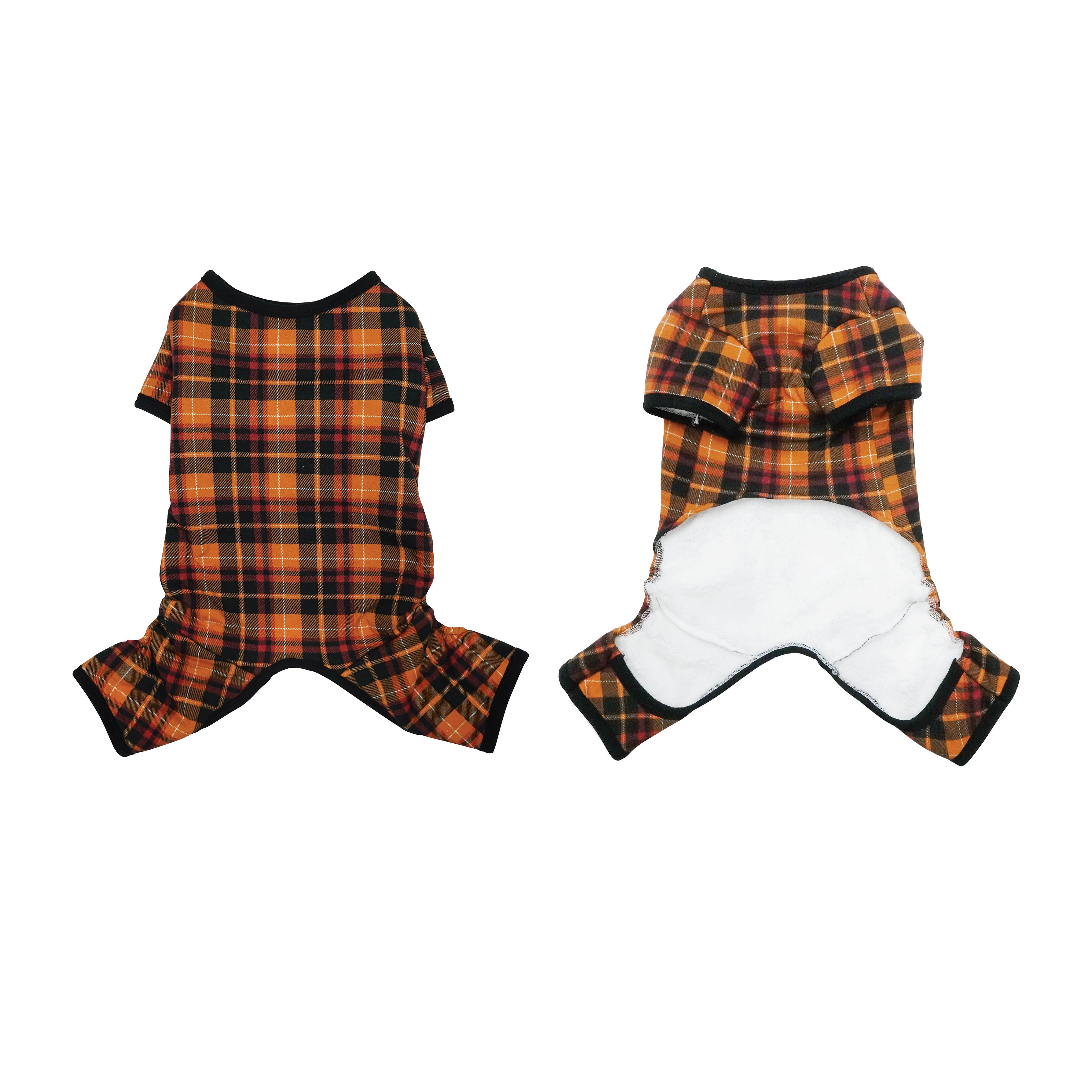 Best Furry Friends Pajama for Dogs or Cats, Cider Plaid, Small