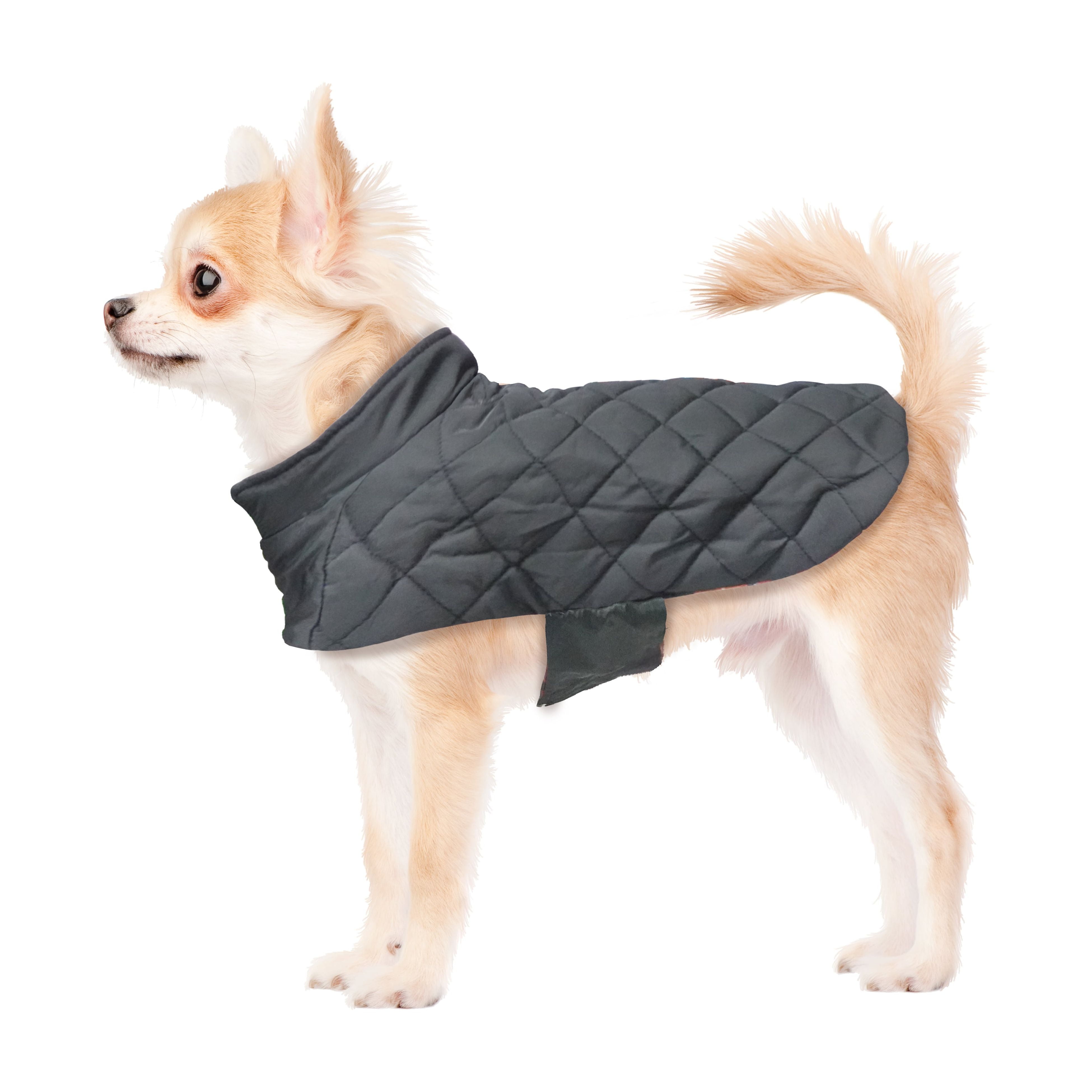 Best Furry Friends Riding Jacket for Dogs or Cats, Cider Plaid, Large