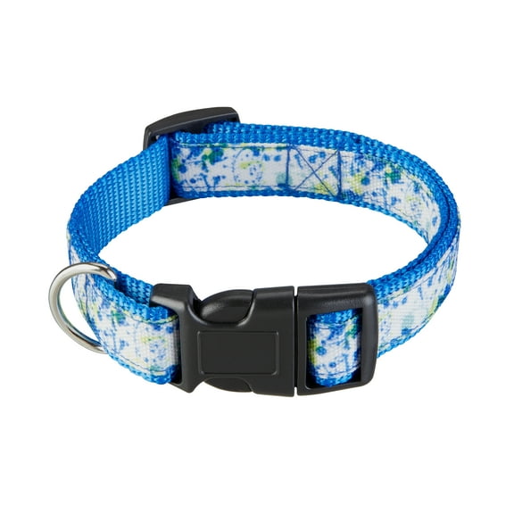 Best Furry Friends Dog Collar, Color Splat, Small/Medium