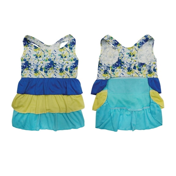 Best Furry Friends Dress for Dogs or Cats, Color Splat, Small