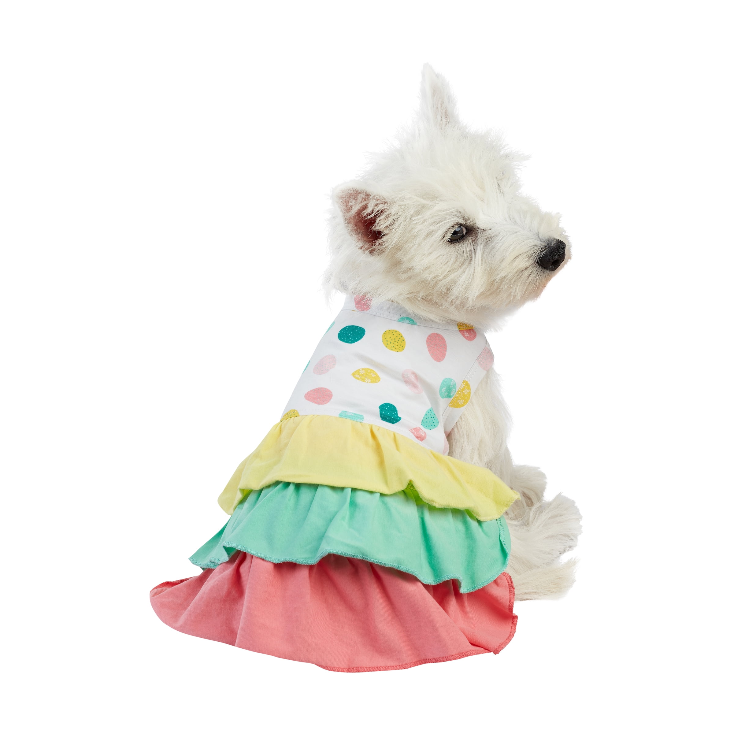 Best Furry Friends Dress for Dogs or Cats, Easter Egg, Medium