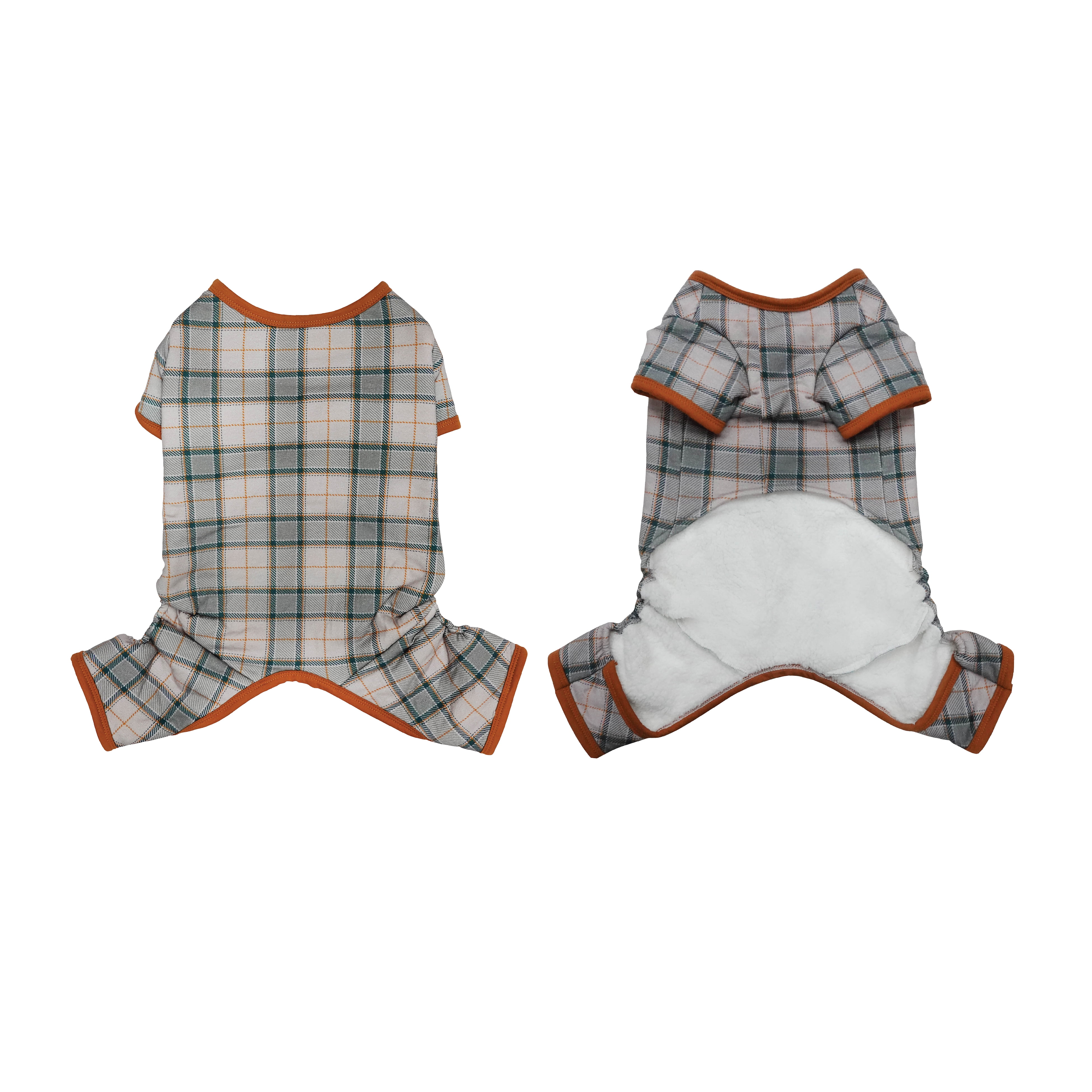 Best Furry Friends Pajama for Dogs or Cats, Harvest Plaid, X-Small