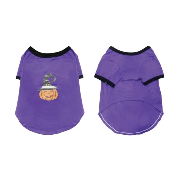 Best Furry Friends T-Shirt for Dogs or Cats, Jack-O-Lantern, Small