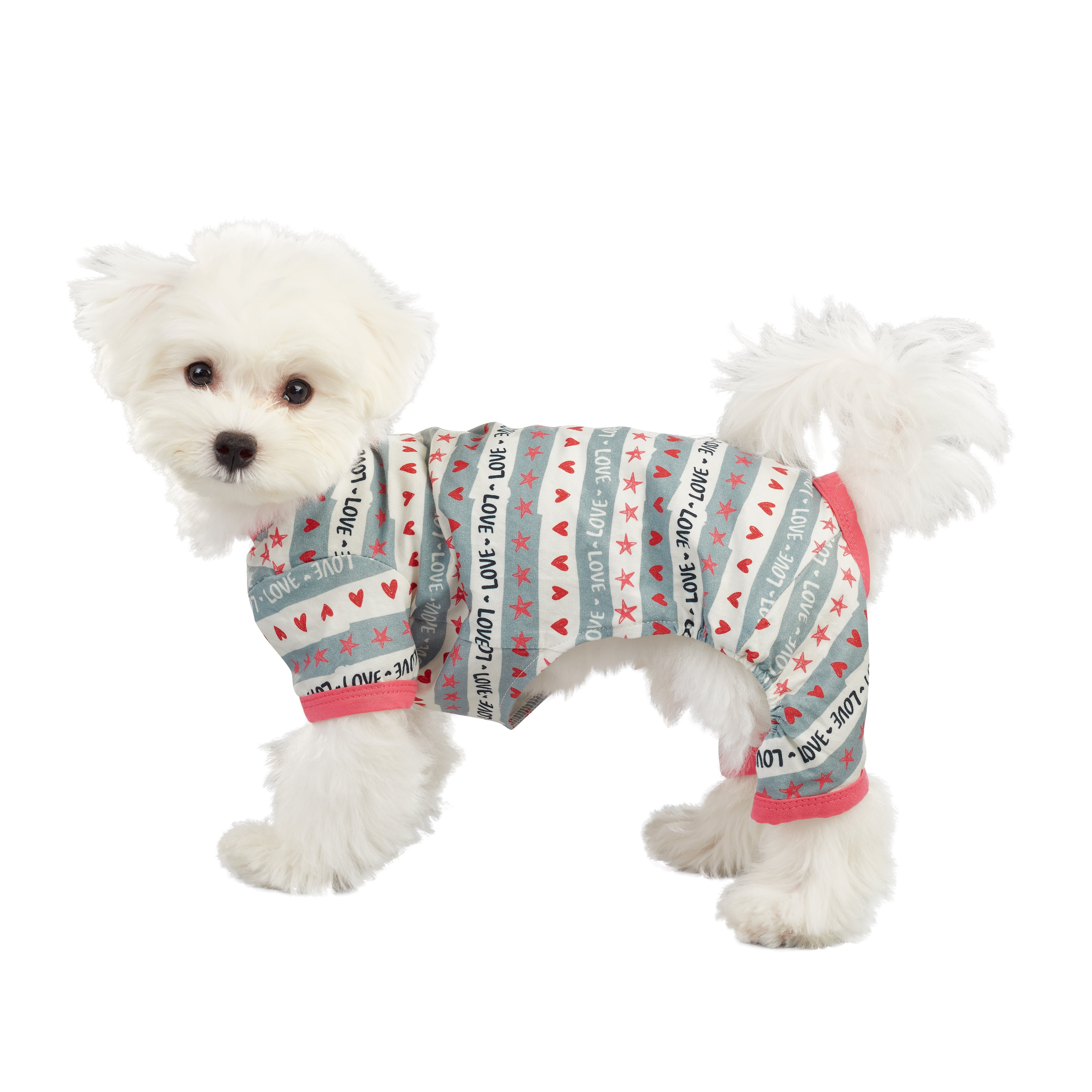 Best Furry Friends Pajama for Dogs or Cats, Love, X-Small