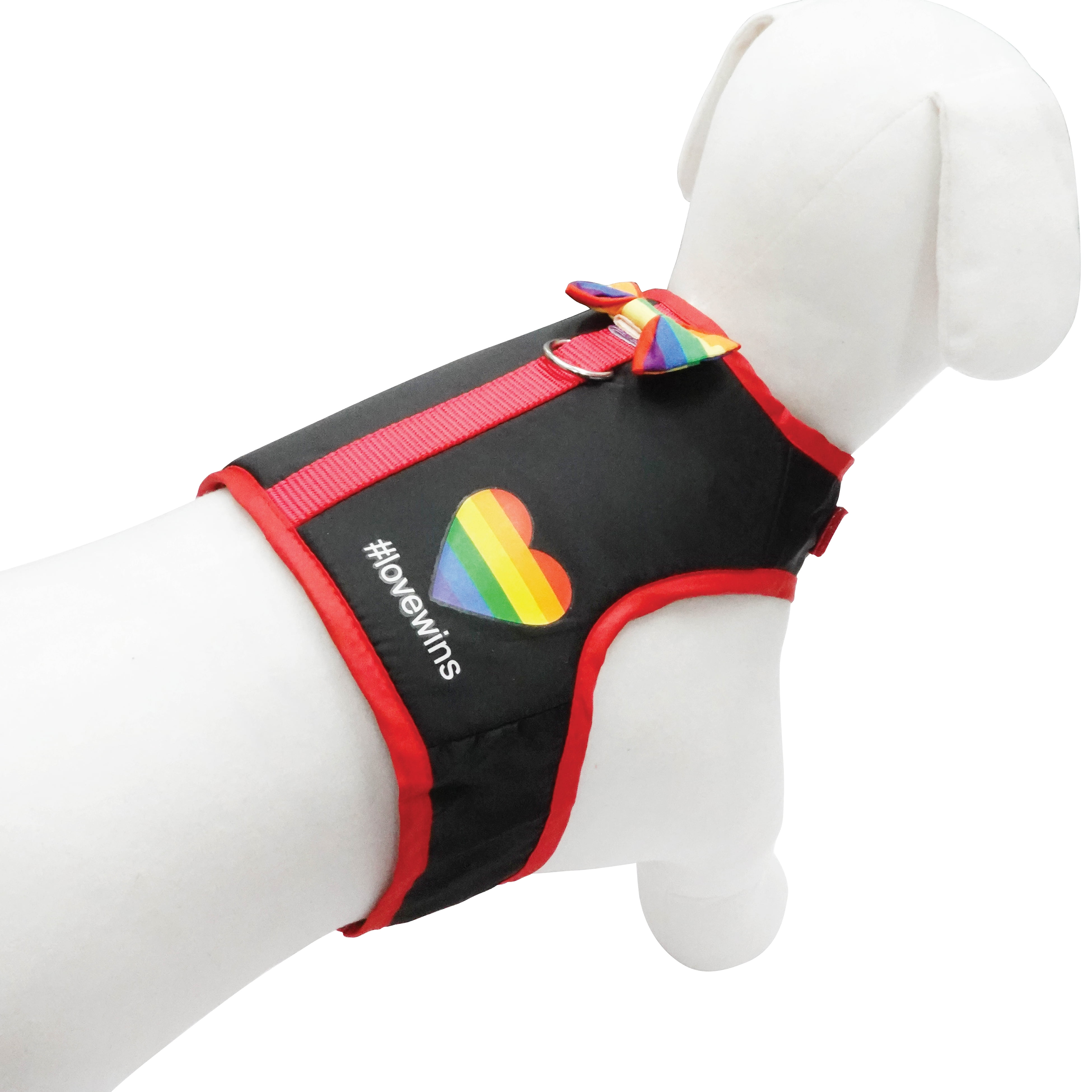 Best Furry Friends Harness for Dogs or Cats, Love Wins, Small/Medium