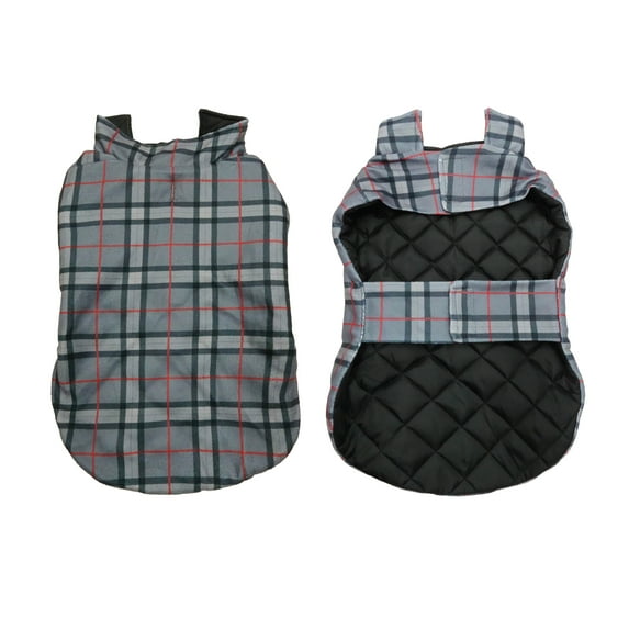 Best Furry Friends Jacket for Dogs or Cats, Plaid, Small
