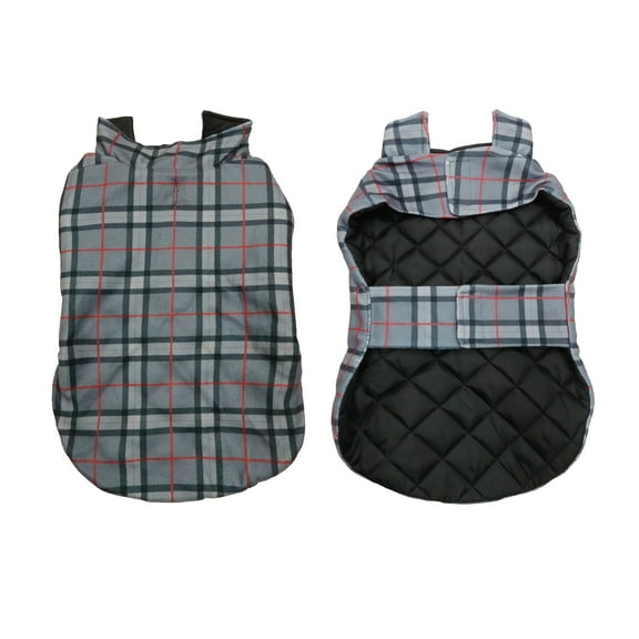 Best Furry Friends Jacket for Dogs or Cats, Plaid, X-Small