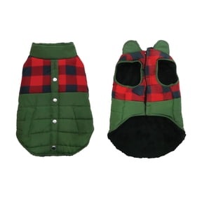 Best Furry Friends Coat for Dogs or Cats, Red Buffalo Check, X-Small