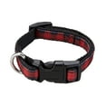 thumbnail image 1 of Best Furry Friends Dog Collar, Red Buffalo Check, Small/Medium, 1 of 1