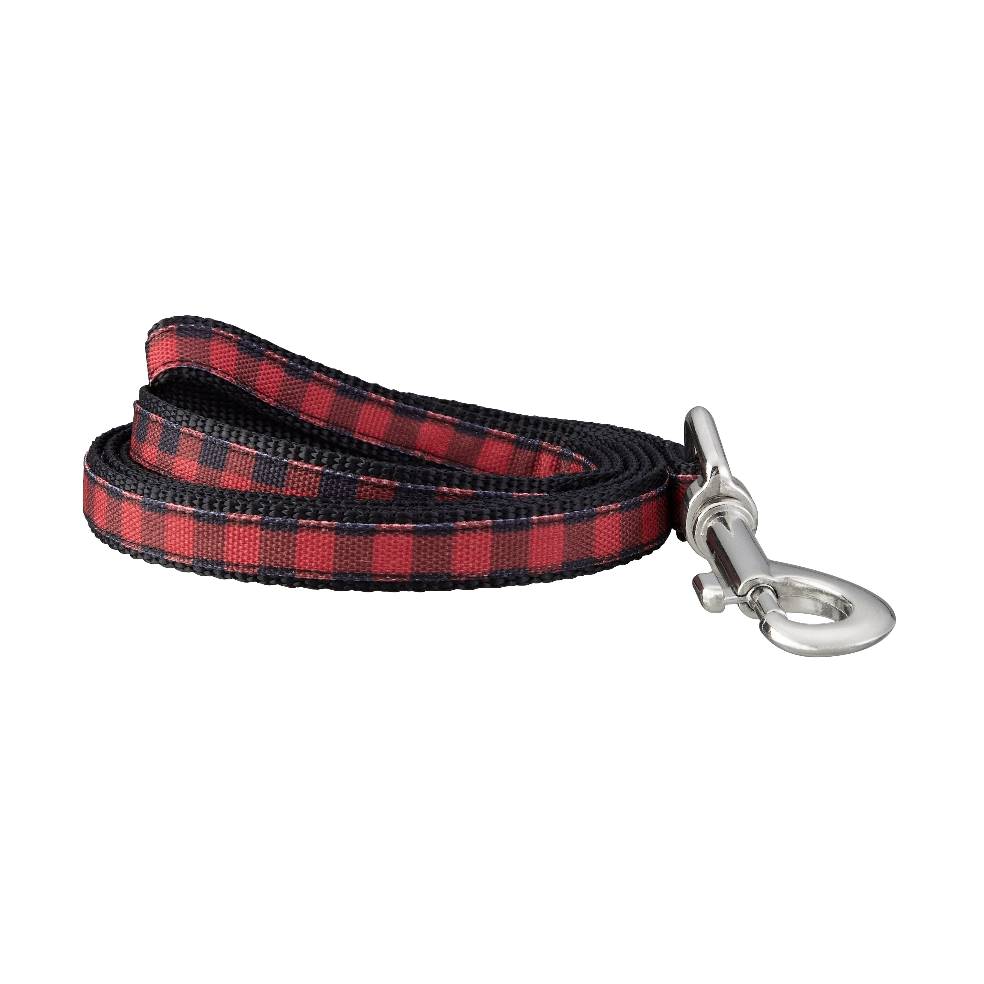 Best Furry Friends Leash for Dogs or Cats, Red Buffalo Check,Large/X-Large