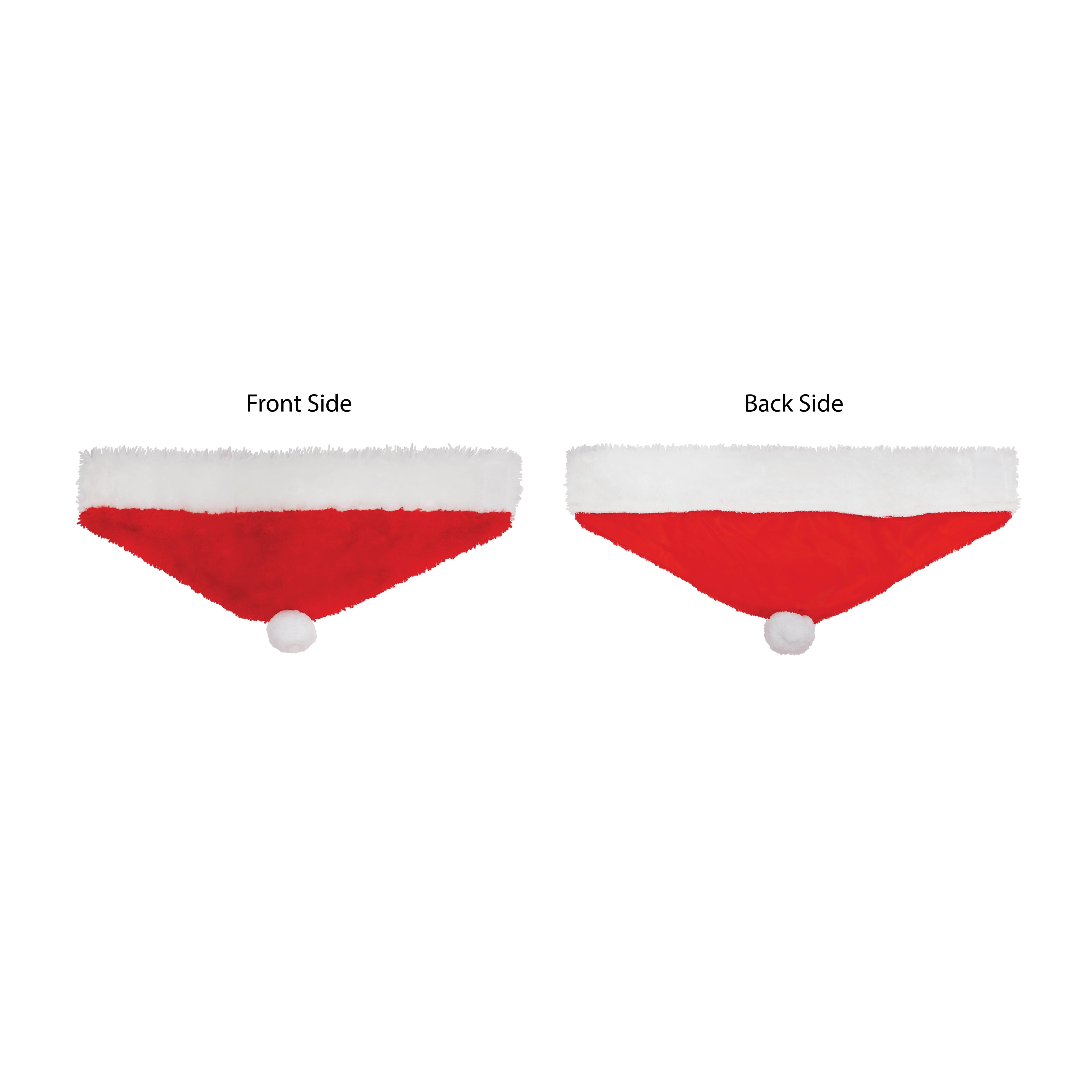 Best Furry Friends Dog and Cat Clothing: Santa Collar Bandana L/XL