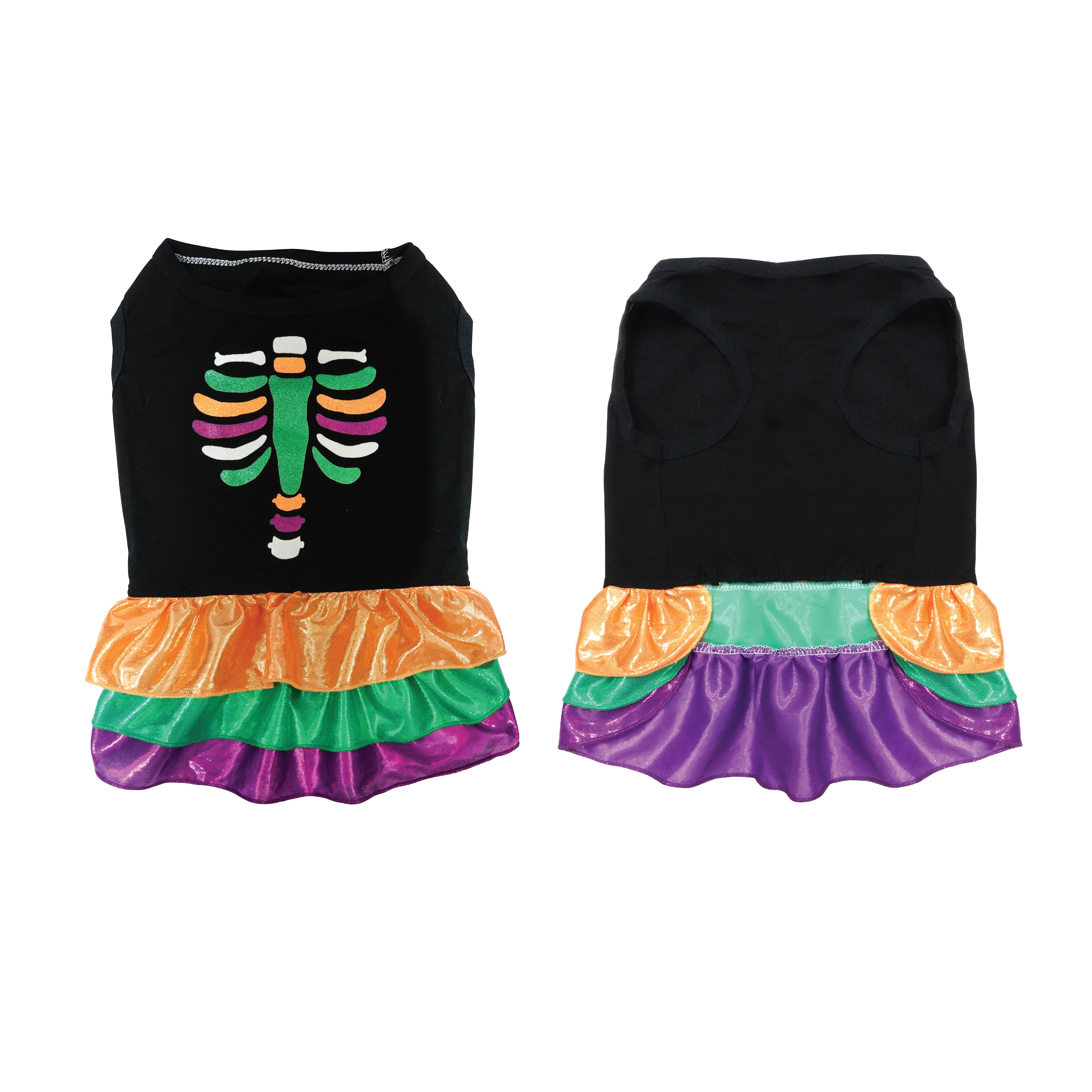 Best Furry Friends Dress for Dogs or Cats, Skeleton, Small