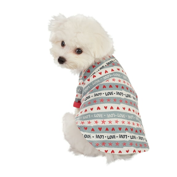 Best Furry Friends T-Shirt for Dogs or Cats, Valentine Print, Small