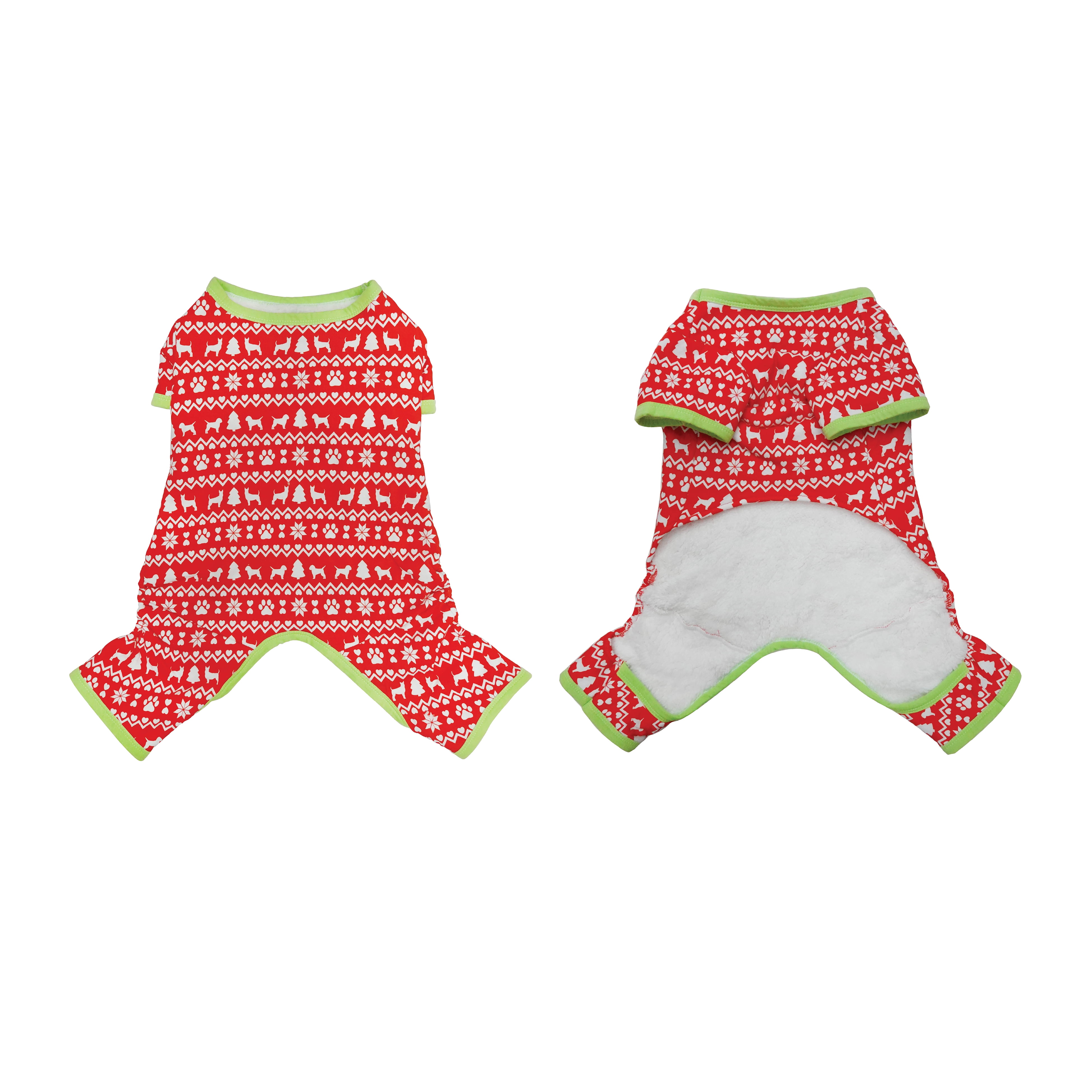Best Furry Friends Pajama for Dogs or Cats, Winter Scandinavian, Medium