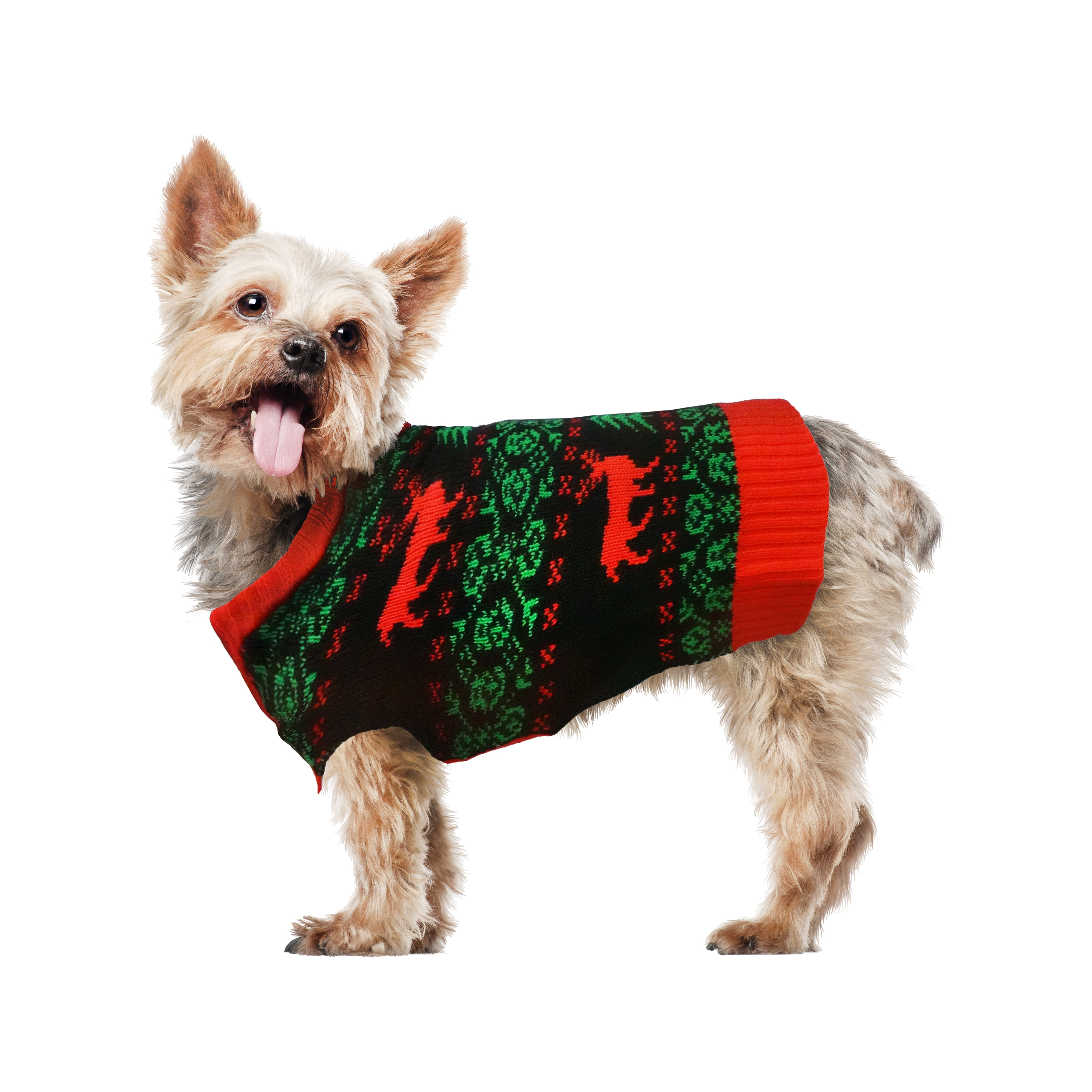 Best Furry Friends Sweater for Dogs or Cats, Winter Scandinavian, Medium