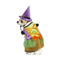 Best Furry Friends Dress for Dogs or Cats, Witch, Medium