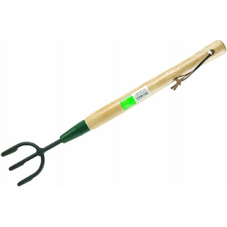 Do it Best Tools Hand Cultivator GT-903C - Welded Steel, Wood Handle - 18 In., Multicolor