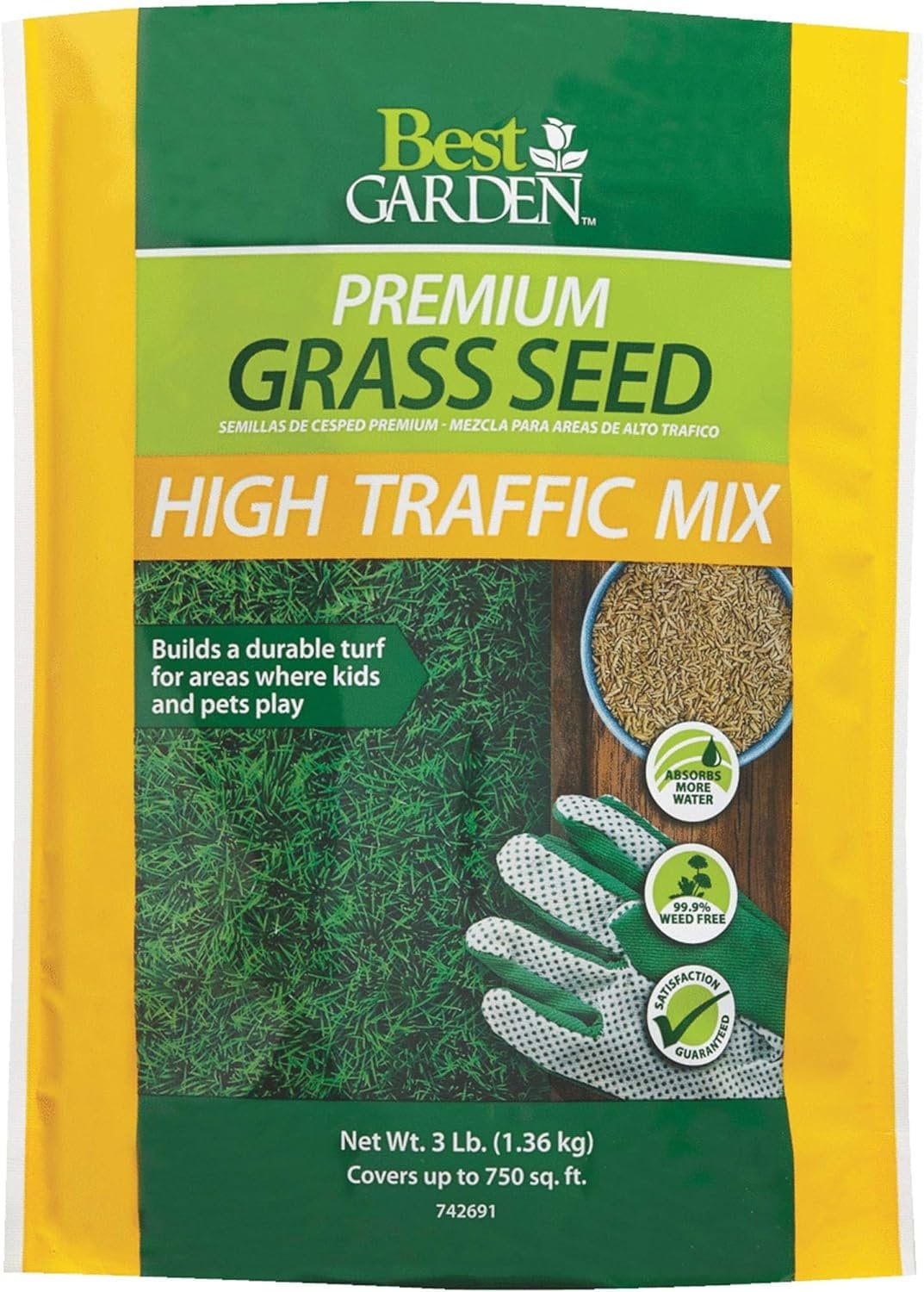 Best Garden Play and High Traffic Grass Seed