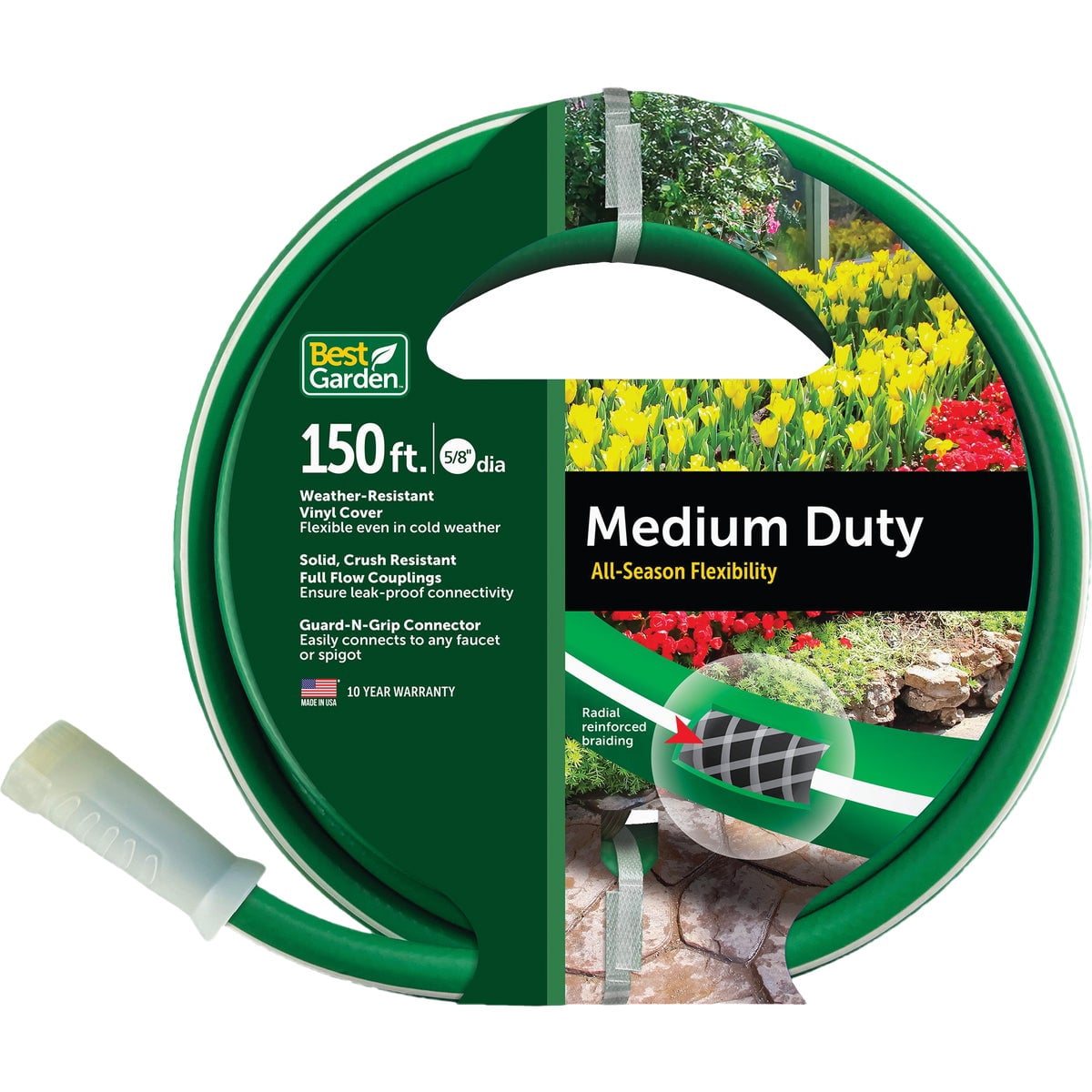 Best Garden 5/8"x150' Md Garden Hose DBAW58150V2