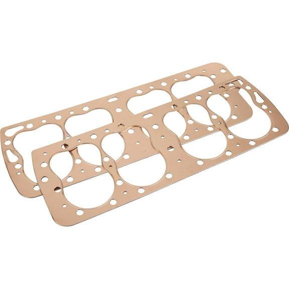 Best Gasket 536C-P 1949-53 Flathead Big Bore Head Gaskets, Copper