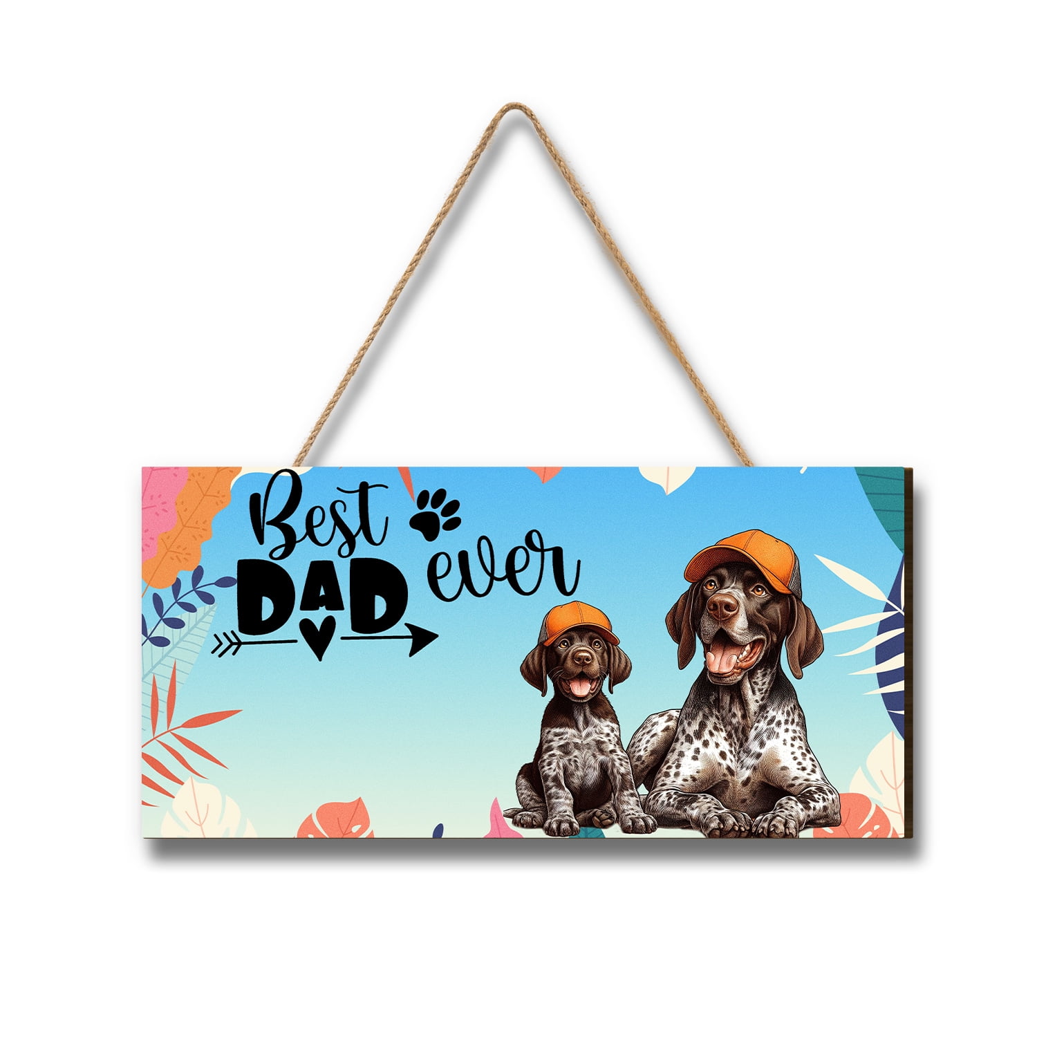 Best German Shorthaired Pointer Dad Ever Happy Father's Day Landscape ...