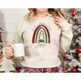 thumbnail image 1 of Best Gift Ever Jesus Sweatshirt, Christian Christmas Crewneck, Religious Holiday Sweater, Nativity Scene Rainbow , Faith-Based Apparel, 1 of 5
