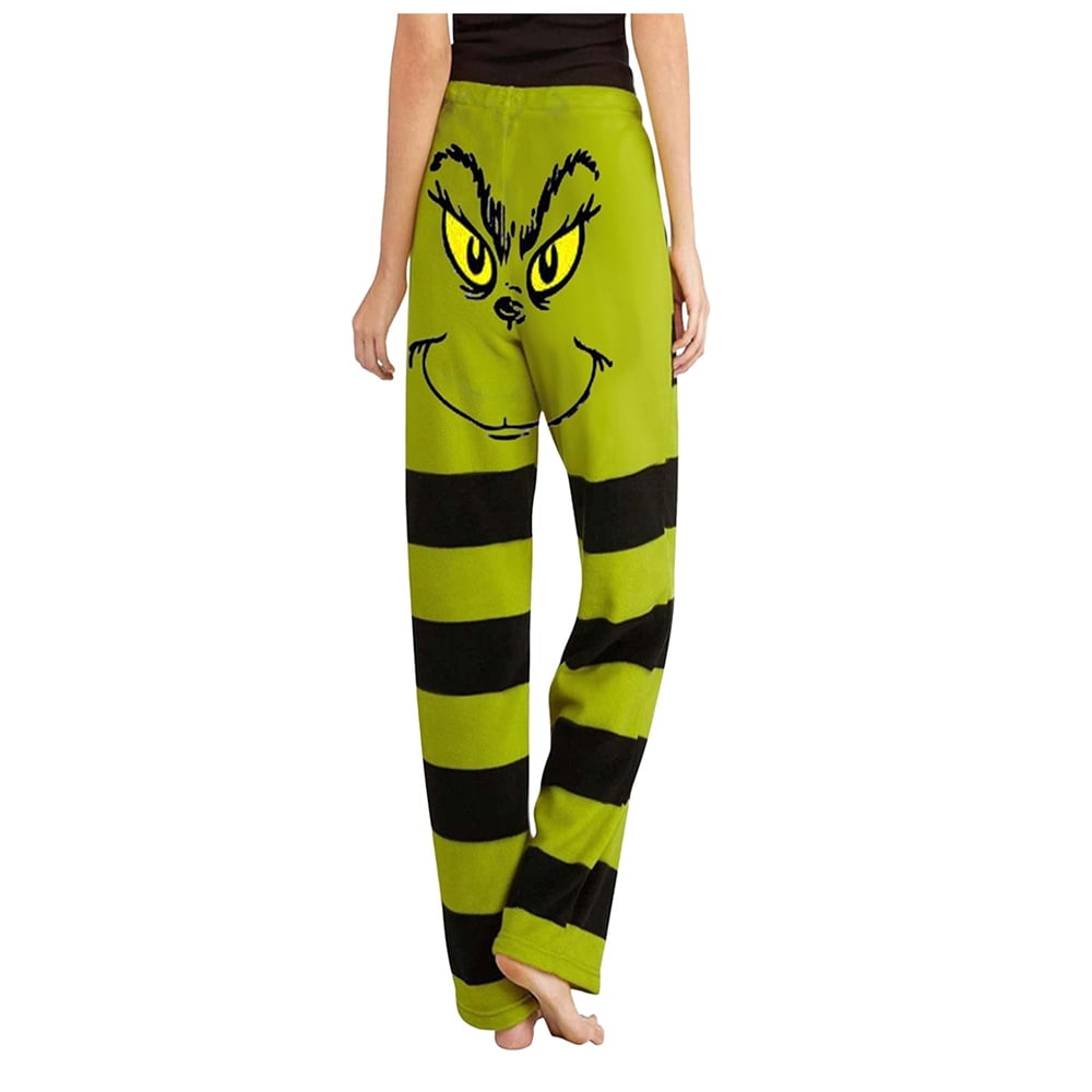 Best Gift! Women's Green Pajama Pants Grinch Christmas Pajamas Grinch ...