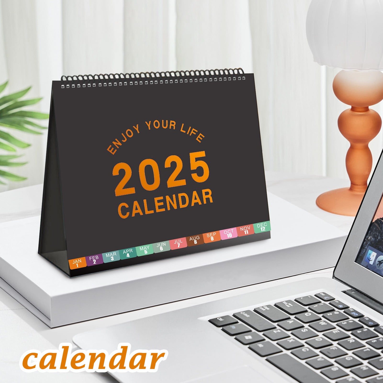 Best Gifts, Desk Calendar 2025, Small Desk Calendar Floral Desktop